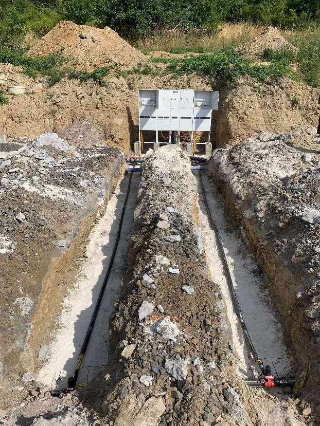 Dokončovací práce na plynovodu