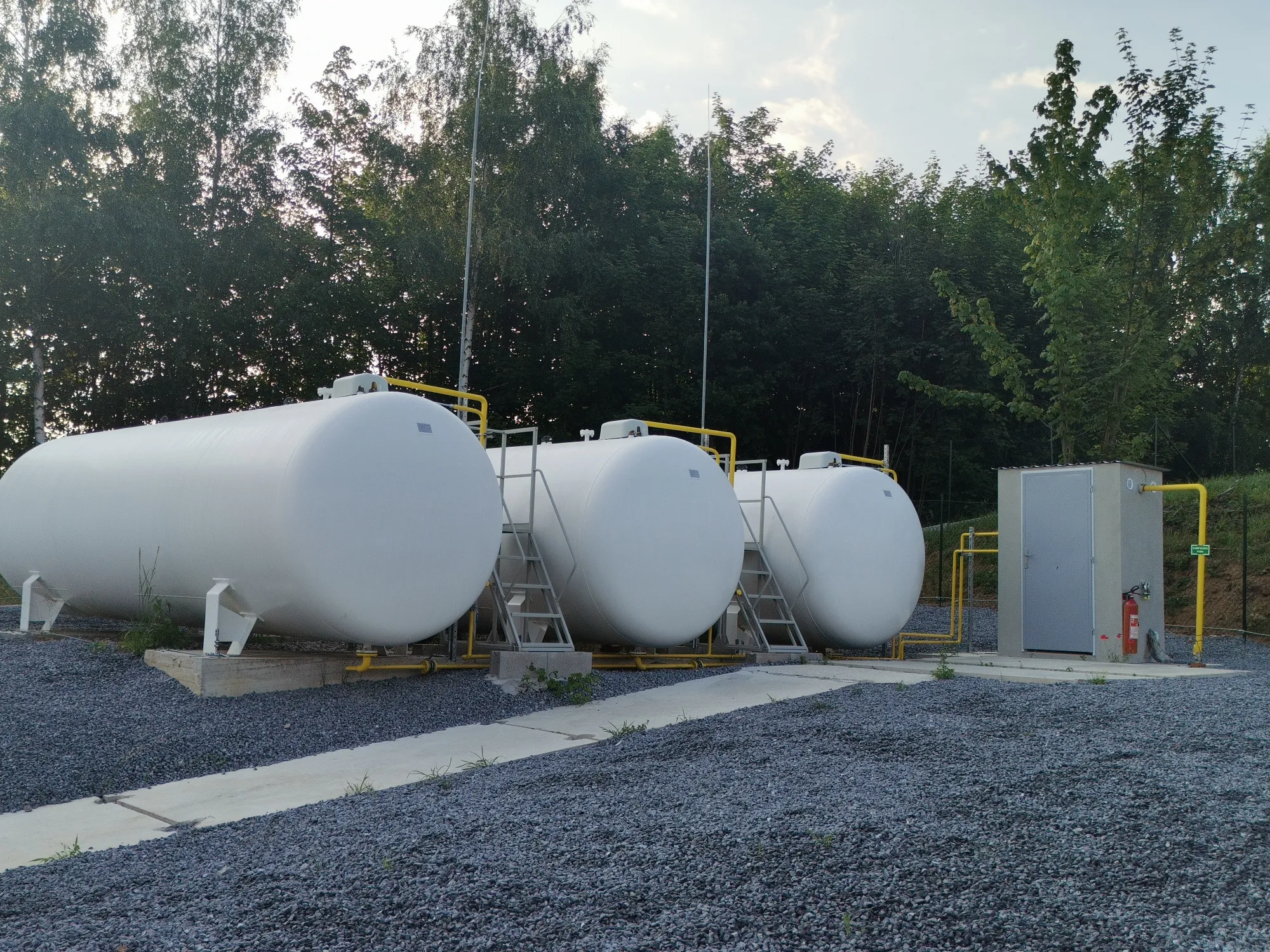 Instalace LPG zásobníku Tygas