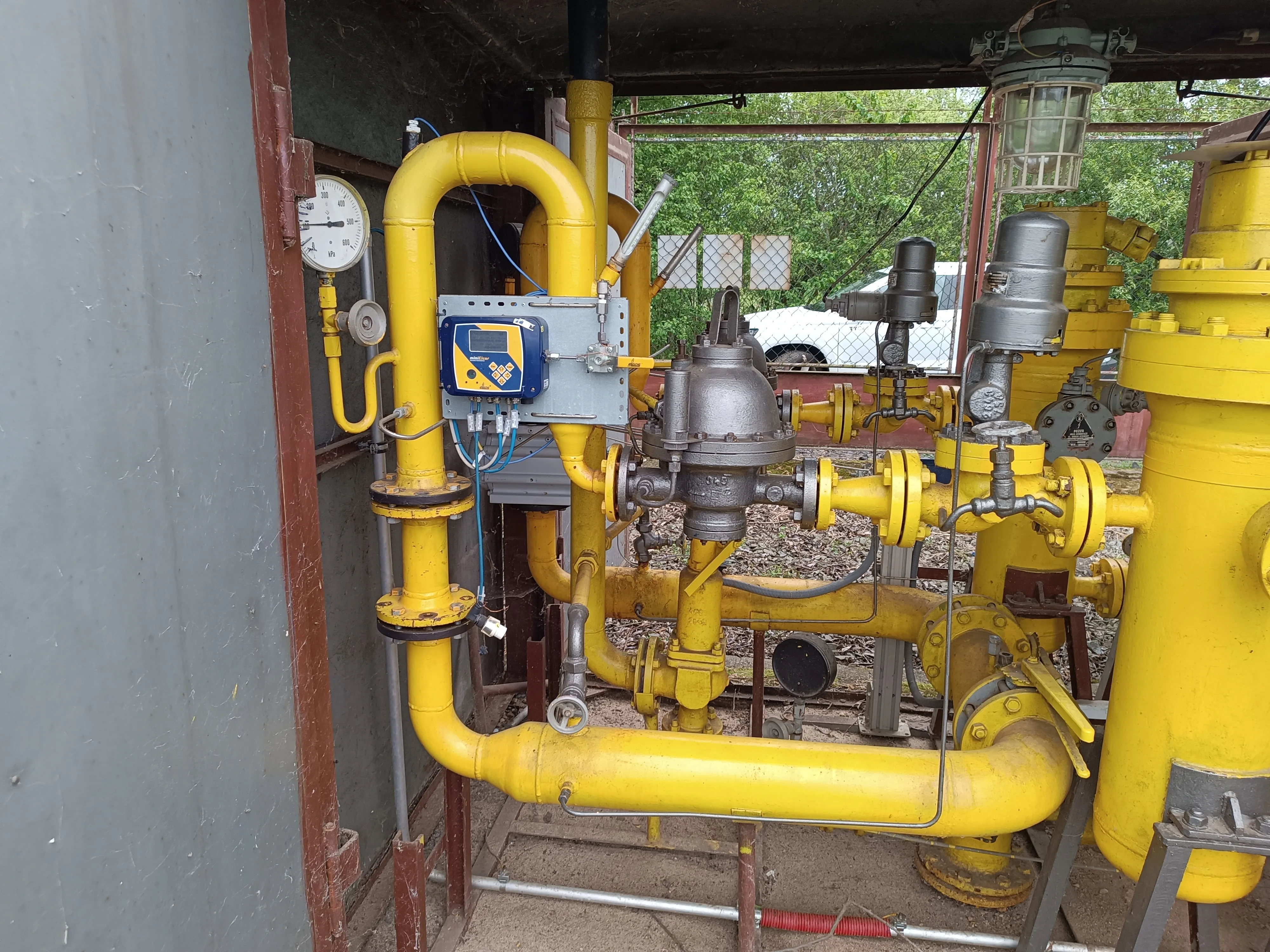 Pohled na upravenou regulační řadu